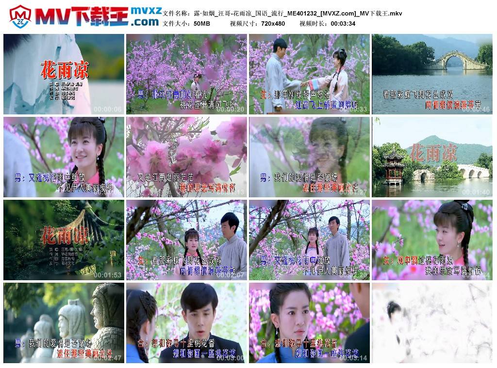 露·如烟_汪哥-花雨凉_国语_流行_ME401232